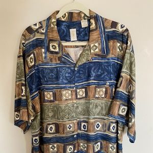 Silk Hawaiian Mens Shirt